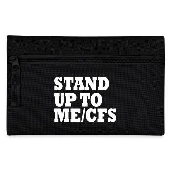 Me/cfs - Stand up to mecfs - Federtasche - Schwarz - Vorne