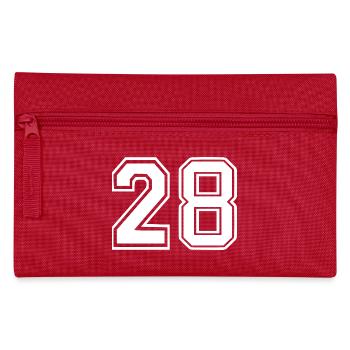 28 - Pencil Case - red - Front