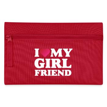 J’aime ma petite amie - Trousse - rouge - Devant