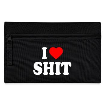 I love shit - Trousse - noir - Devant