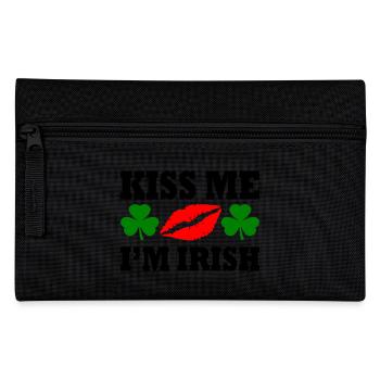 kiss me im irish - Pencil Case - black - Front