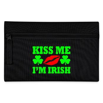 Kiss me im irish - Pencil Case - black - Front