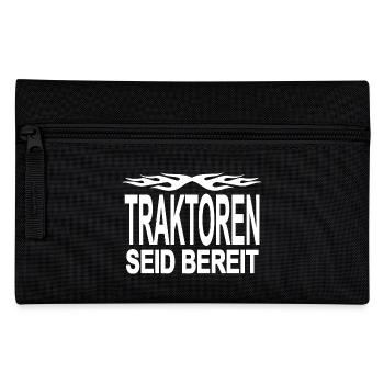 Traktor - Federtasche - Schwarz - Vorne