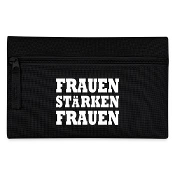 frauen stärken frauen - Federtasche - Schwarz - Vorne