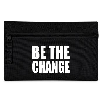 be the change - Pencil Case - black - Front
