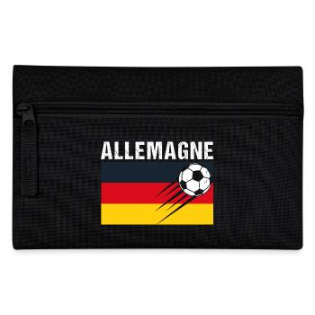 Germany Flag Gift Soccer German Football - Pencil Case - black - Front