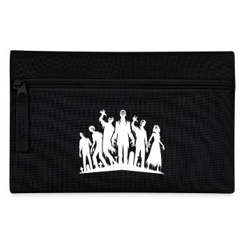 Zombie Halloween Cemetery Party Tattoo Sytle - Pencil Case - black - Front