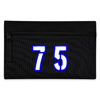 75 Number Symbol - Pencil Case - black - Front