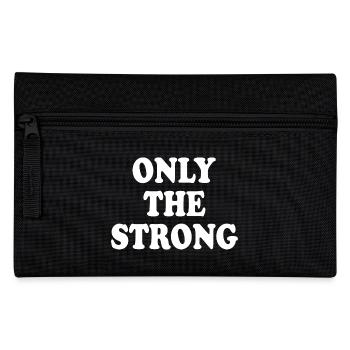 only the strong - Federtasche - Schwarz - Vorne