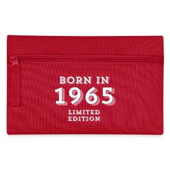 1965, date de naissance, born in 1965 - Trousse - rouge - Devant