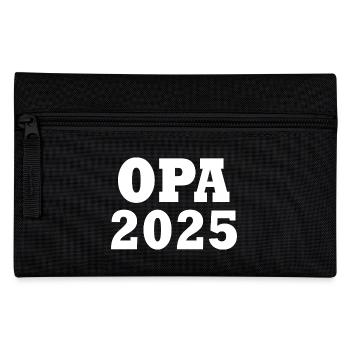 Opa 2025 - Federtasche - Schwarz - Vorne