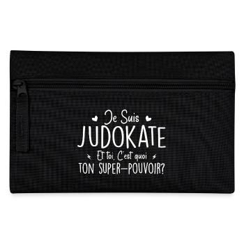I'm a Judoka. What's your superpower? - Pencil Case - black - Front
