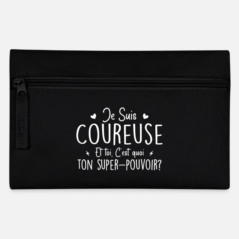 Je suis Coureuse. C'est quoi ton super pouvoir ? - Trousse - noir