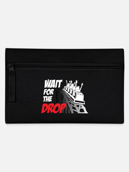 Wait For The Drop Roller Coaster - Pencil Case - black
