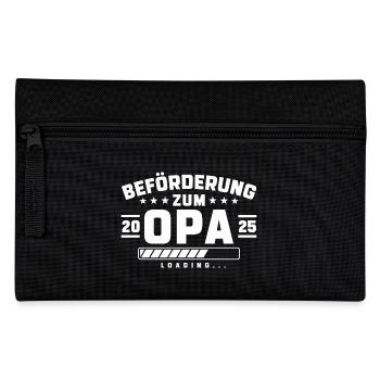 Beförderung zum Opa 2025 loading - Federtasche - Schwarz - Vorne