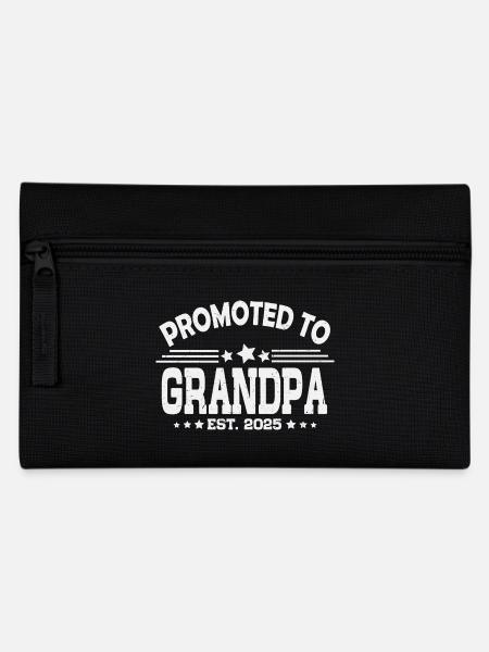 Promotion to Grandpa 2025 - Pencil Case - black