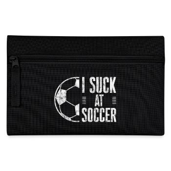 I Suck At Soccer 3 - Federtasche - Schwarz - Vorne