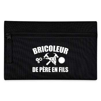 Handyman from Father to Son DIY Tools - Pencil Case - black - Front