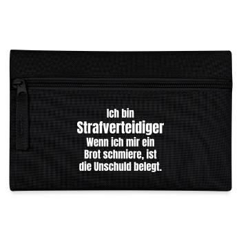 Trial lawyer - Pencil Case - black - Front