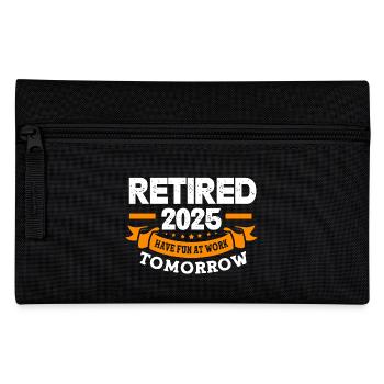 Pension 2025 Retirement 2025 Pensioner Pensioner Pensioner - Pencil Case - black - Front