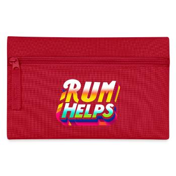 Rum Helps 9 - Federtasche - Rot - Vorne