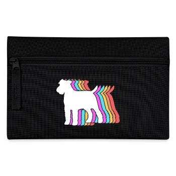 Airedale Terrier - Federtasche - Schwarz - Vorne