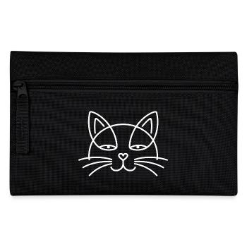 Cat Cat Lady Cat Lover - Pencil Case - black - Front