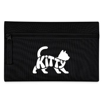 Kitty - Conception de chat de compagnie mignon - Trousse - noir - Devant