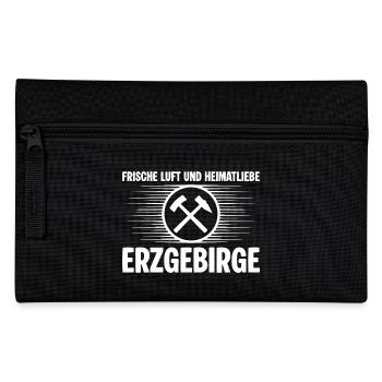 Erzgebirge Frische Luft - Federtasche - Schwarz - Vorne