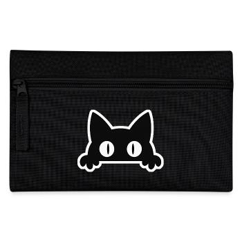 Chat espiègle - Trousse - noir - Devant