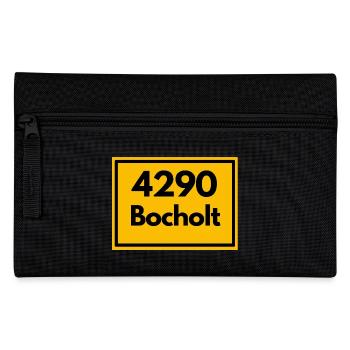 Panneau de la ville - puis rétro ancien code postal 4290 BOCHOLT - Trousse - noir - Devant