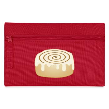 cinnamon roll - Pencil Case - red - Front