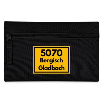 Panneau de la ville ancien code postal 5070 BERGISCH GLADBACHi - Trousse - noir - Devant