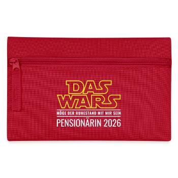 Pensioner 2026 That's it Retirement Civil servant - Pencil Case - red - Front