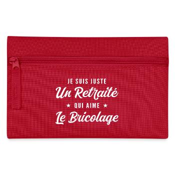 Pensionierter DIY-Enthusiast - Federtasche - Rot - Vorne