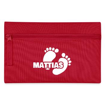 Birth of Mattias - Pencil Case - red - Front