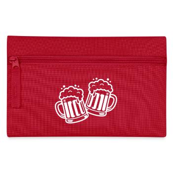 Bierkrug Prost Comic Bier - Federtasche - Rot - Vorne