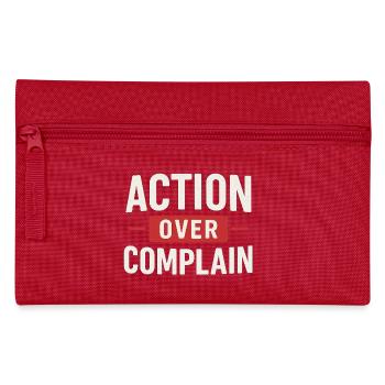 Action Over Complain - Pencil Case - red - Front