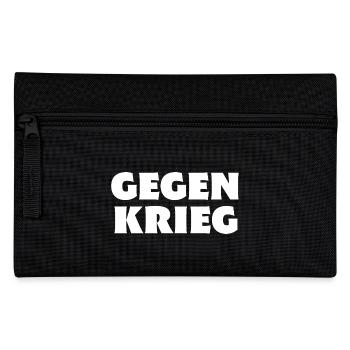 Gegen Krieg Nein zu Krieg Anti Krieg - Federtasche - Schwarz - Vorne