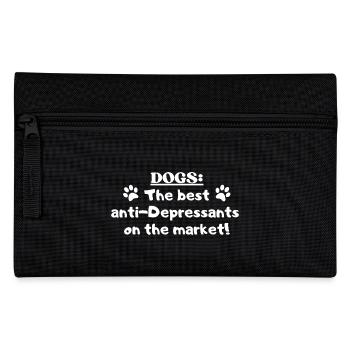Cool dog saying - Pencil Case - black - Front