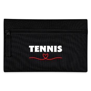 Tennis - Federtasche - Schwarz - Vorne