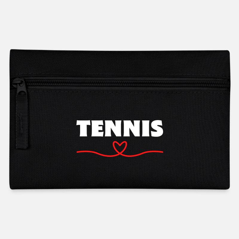 Tennis - Federtasche - Schwarz