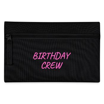 Birthday Crew - Pencil Case - black - Front