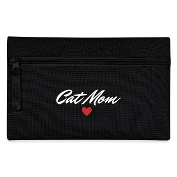 Cat mom Cat lover Geschenkidee - Federtasche - Schwarz - Vorne