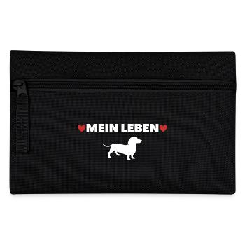 Teckel Chien Chien Chien Personne Idée Cadeau - Trousse - noir - Devant