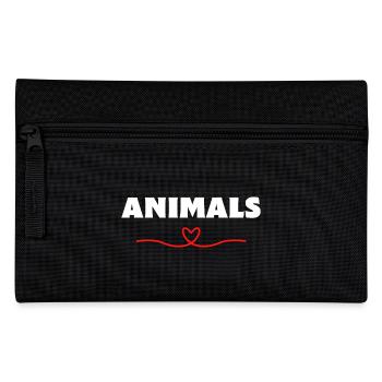Animaux que les animaux adorent - Trousse - noir - Devant