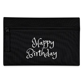 Happy Birthday Birthday Greeting Birthday Gift - Pencil Case - black - Front