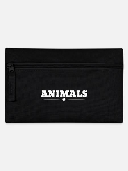 Animals Animals Animal Love Animal rights activists - Pencil Case - black