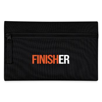 Finisher T-shirt sport sportifs à personnaliser - Trousse - noir - Devant