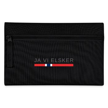 Ja, wir lieben Norwegen - Federtasche - Schwarz - Vorne